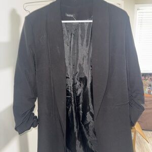 Boohoo Elegant Black Blazer for Women